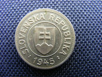 1 koruna 1945 - 2