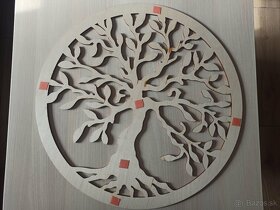 Drevenná dekorácia strom života - 2