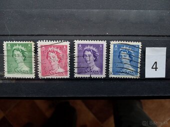 Poštové známky č.812 - 12 ks sérií KANADA - 2