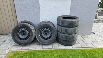 Predam letne Continental215/60 R17 zimne na diskoch 215/65 - 2