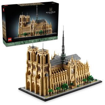 Predám LEGO Architecture Notre‑Dame 21061 – nový, originál - 2