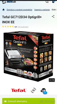 Elektrický gril Tefal Optigrill+ GC712D3 - 2