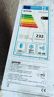 Chladnička s mrazničkou GORENJE - 2