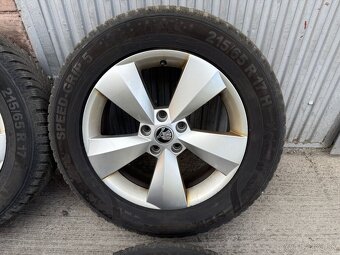 17" Elektrony Kodiaq so zimnymi pneu 215/65 R17 - 2