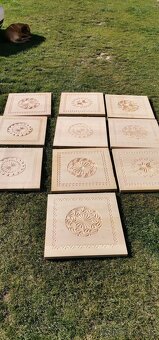 Ručne vyrezávané ozdobné dosky - 2