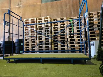 Prepravný skladový manipulačný vozík Riel - 2