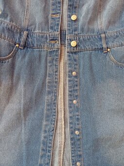 Riflové pekné šaty - 2