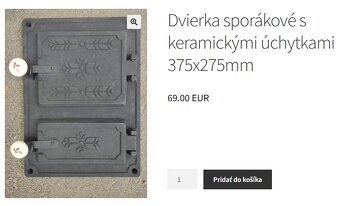 komponenty na stavbu kachlovej pece - 2