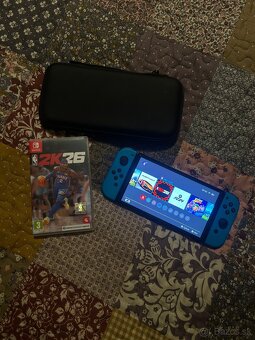 ‼️ NINTENDO SWITCH OLED ‼️ Plus hry, SIM-karta, ovládače. - 2