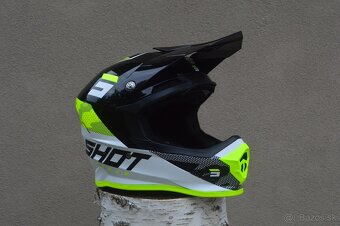 Predám helma shot čierna žltá fluo - 2