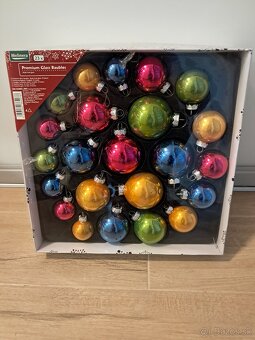 Vianočné sklenené gule,23 kusov - 2