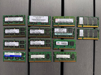 Notebook RAM pamäte: 256 MB, 512 MB, 1 GB a 2 GB - 2