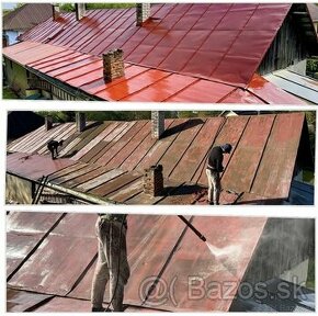 NÁTERY STRIECH Maľovanie strechy - 2