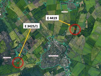 Nové Zámky - 3.650 m2 POĽNOHOSPODÁRSKE POZEMKY v podiele 1/1 - 2