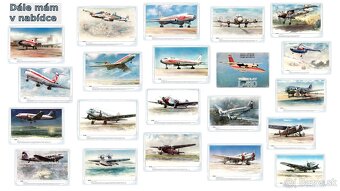 plechová cedule - Douglas DC-3 (Československé aerolinie) - 2