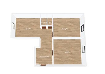 NOVINKA - 2 izbový tehlový byt - Nová Dubnica - 60m² - 2