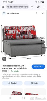 Rozťahovacie kreslo - 2