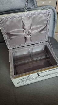 Krabička na šitie - prípadne šperkovnica - teraz zľava -50% - 2