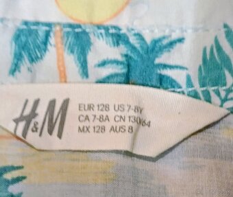 Košeľa s krátkym rukávom veľ. 128 - 2