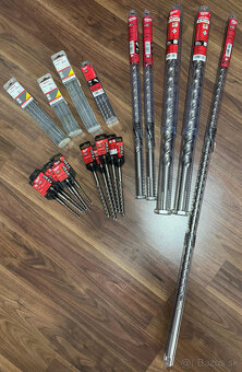 Milwaukee , Bosch Vrtaky do betonu SDS MAX + SDS PLUS - 2