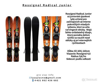 Detské lyže a lyžiarky - 2