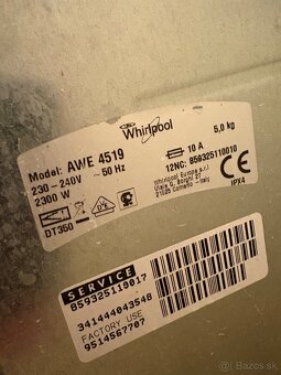 Práčka Whirlpool - 2