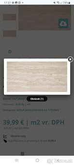 Dlažba imitácia Travertin 60x120 - 2
