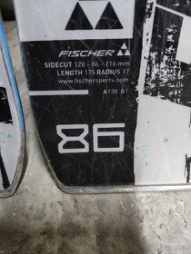 Predám skialpove lyze Fisher 175cm - 2