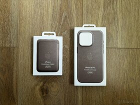 Apple iPhone 15 pro finewoven kryt + Apple finewoven wallet - 2