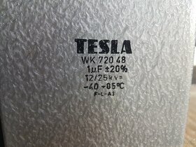 TESLA kondenzátor WK72048, 1uF 12/25kV= - 2