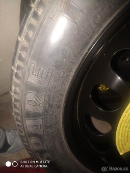 Originál dojazdova rezerva tenká Mercedes 5x112 R17 - 2