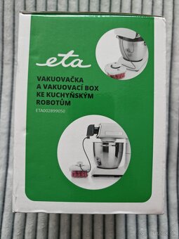 ETA vakuovačka a nádoba na vákuovanie nová nepoužitá - 2