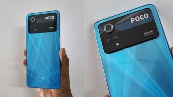 Predám úplne nový mobil XIAOMI POCO X4 PRO 5G modrý, 128 GB - 2
