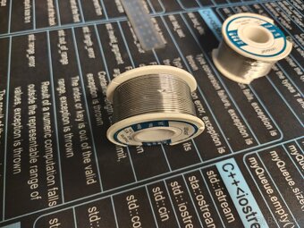 Predám spájkovací cín 100g 0.8mm 2% flux - 2