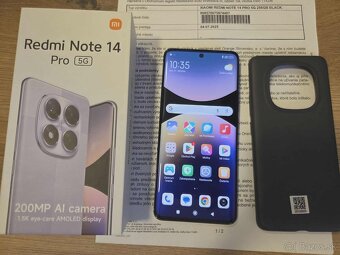 Xiaomi Redmi Note 14 Pro 5G, 8GB/256GB,cierny,top,zaruka - 2