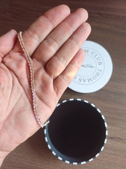 strieborný náramok s ružovými zirkónmi Thomas Sabo - 2