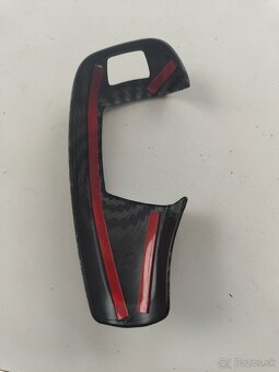 Carbon fólia kryt radiacej páky BMW (F30, F10, F32, F25, F15 - 2