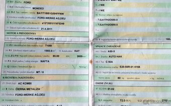 FORD MONDEO MK4 1.6 TDCI 2011 predám SVETLO. DVERE, MOTOR - 2