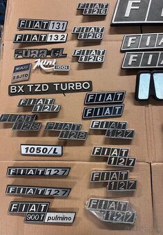 Fiat štítky, znaky - 2