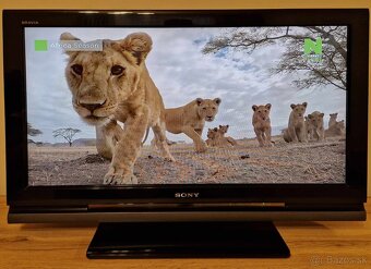 TV SONY BRAVIA 82cm + TV stolík + držiak - 2