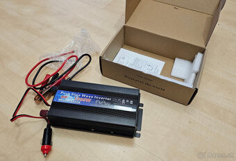 Menič napätia, invertor 12V na 220V, 500 - 1000 W, sinus - 2