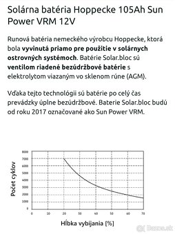 solárne batérie Hoppecke 12V/150Ah - 2