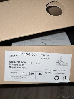 Gore-Tex Taras Mid Bosp č.45 (turistická, taktická obuv) - 2