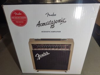 Fender Acoustasonic 15 Kombo pre elektroakustické nástroje - 2