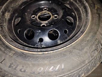 Disky + pneu zimne ford 175/65/r14 - 2