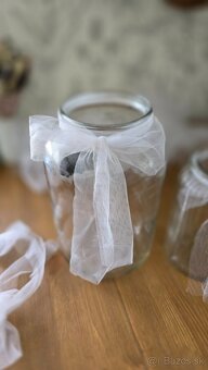 SVadobna vyzdoba - stuhy na svietniky - 2