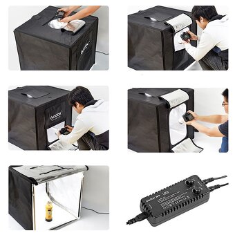 Godox LSD60 LED svetelný fotostan 60cm - 2