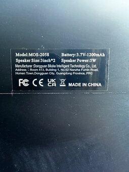 Predám Nový bluetooth reprák MOS - 2