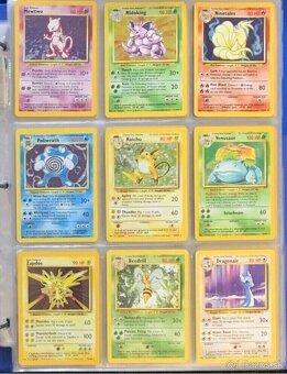 Pokemon Base set 1995 -1998 karty - 2