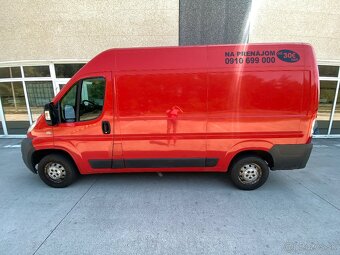 Prenajom Fiat Ducato L2H2, 2,3 diesel, 96 KW, 3 miestne, M6 - 2